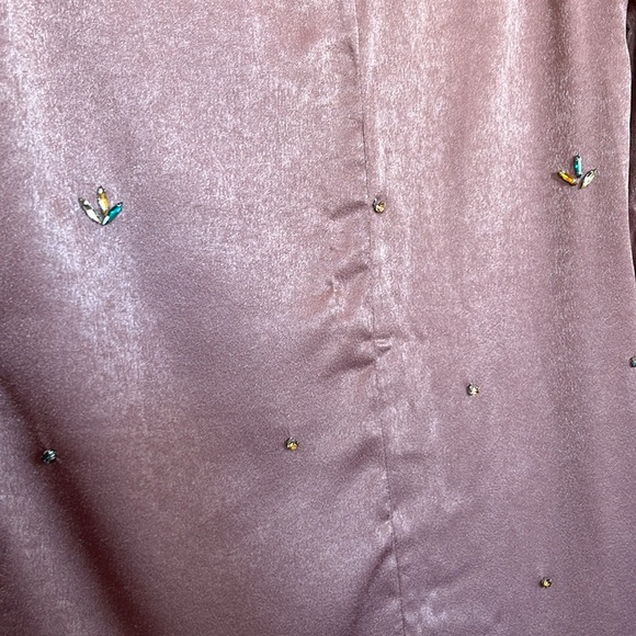 #11 NWT Mauve Pink Gem Stud Dress - Picture 4 of 4